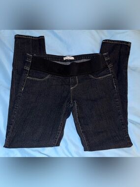 Cozy Casual Maternity Black Stretch-Waist Jeggings - Size: M
